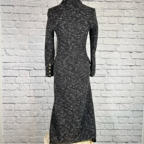 Isabel Marant Etoile Overton Boucle Alpaca Wool Double Breasted Coat Gray XS - Picture 3 of 16